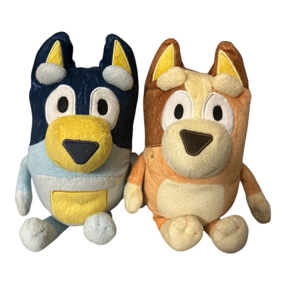 Bluey Other - Bluey Friends Plush – Bandit & Chilli 8” Stuffed Animal Set for Kids